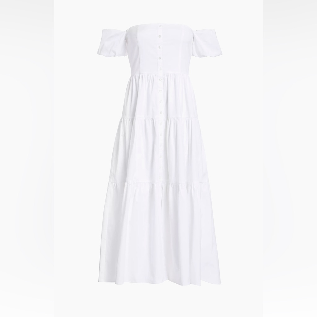 Staud - Elio Puff-Sleeve Prairie Dress